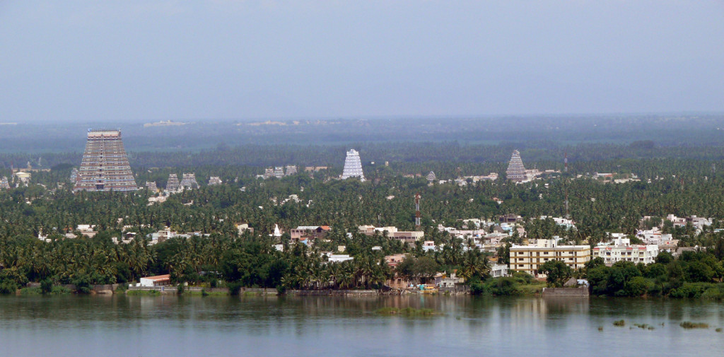 A view of Srirangam