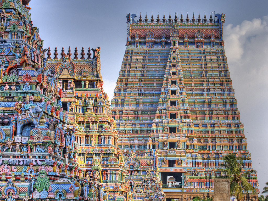 Rajagopura of Srirangam Temple
