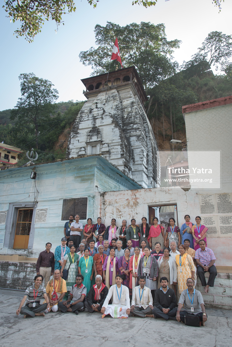 At Neelamegha Perumal in Devaprayag