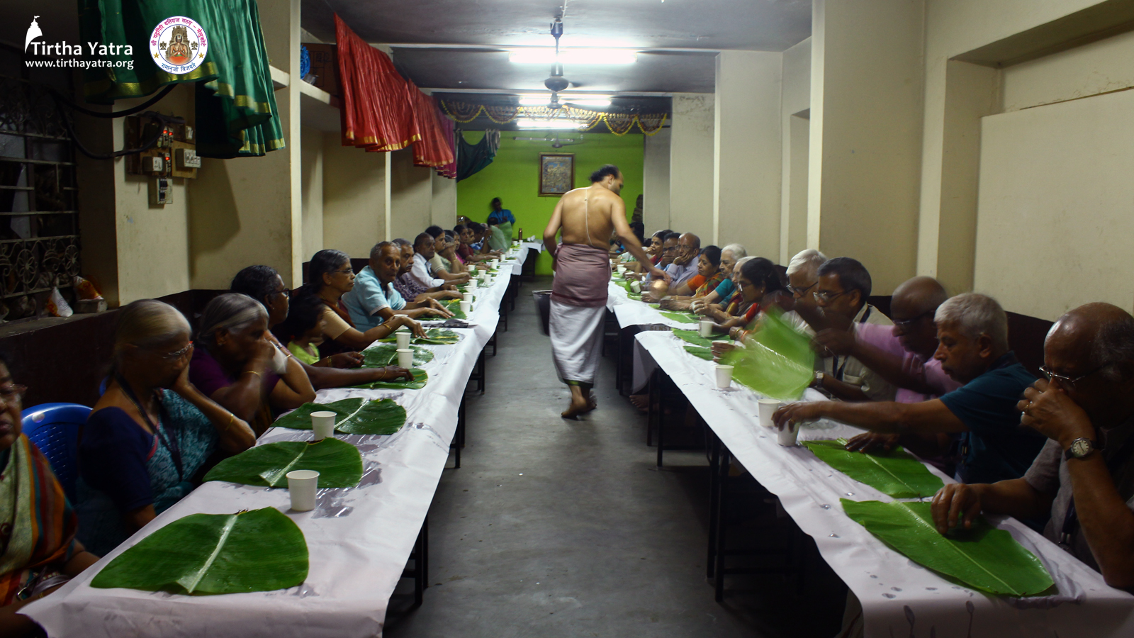 Sattvic Prasadam served at Mutt