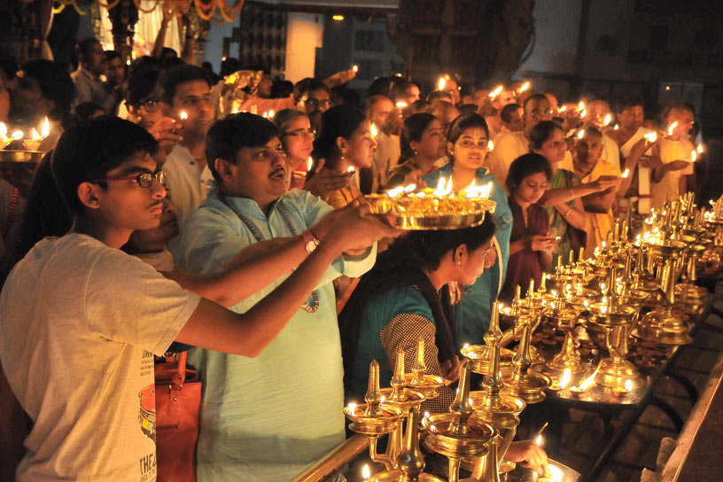 Deepotsava at ISKCON Bangalore