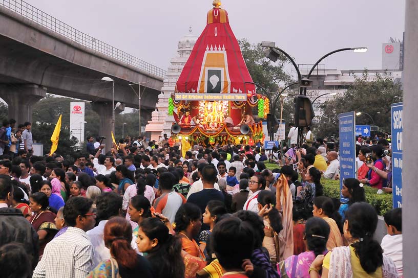 Ratha Yatra at ISKCON Bangalore