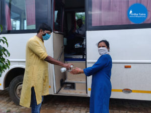 Regular Sanitization of Yatri's Hands