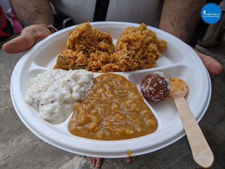 Sattvic food during Kaveri Tula Snana Yatra