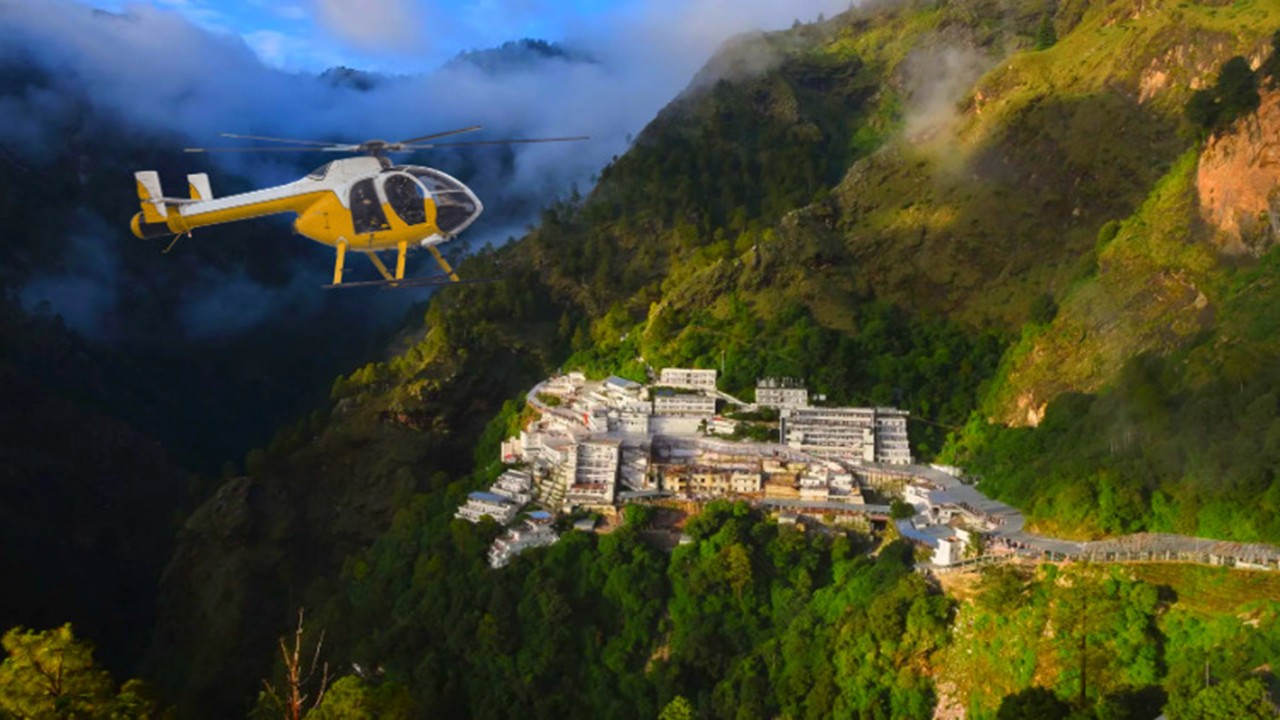 Helicopter Service launched for Shivakhori from Katra