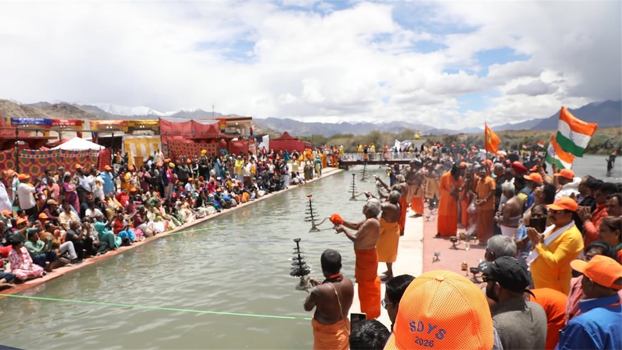 Sindhu Darshan Yatra 2026 Begins in Leh with First-Ever Sindhu Kumbh